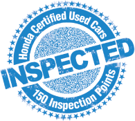 Honda Certified Used Car 150 inspection points logo